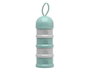KioKids Distributeur de lait en poudre Tour, 4 compartiments de 85 mL, couleur Sage, pour biberon, transport facile