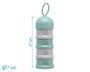 KioKids Distributeur de lait en poudre Tour, 4 compartiments de 85 mL, couleur Sage, pour biberon, transport facile