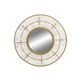 Home ESPRIT Miroir mural Scandi Rond Naturel 80 x 80 cm