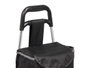Kinvara Chariot de Courses 24 L Noir 78.5 x 33 x 6 cm en Plastique et Métal (Set de 8)