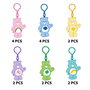 Cerdá T.Unica 16 pinces à sachets Care Bears, peluche violette, pour enfants dès 3 ans