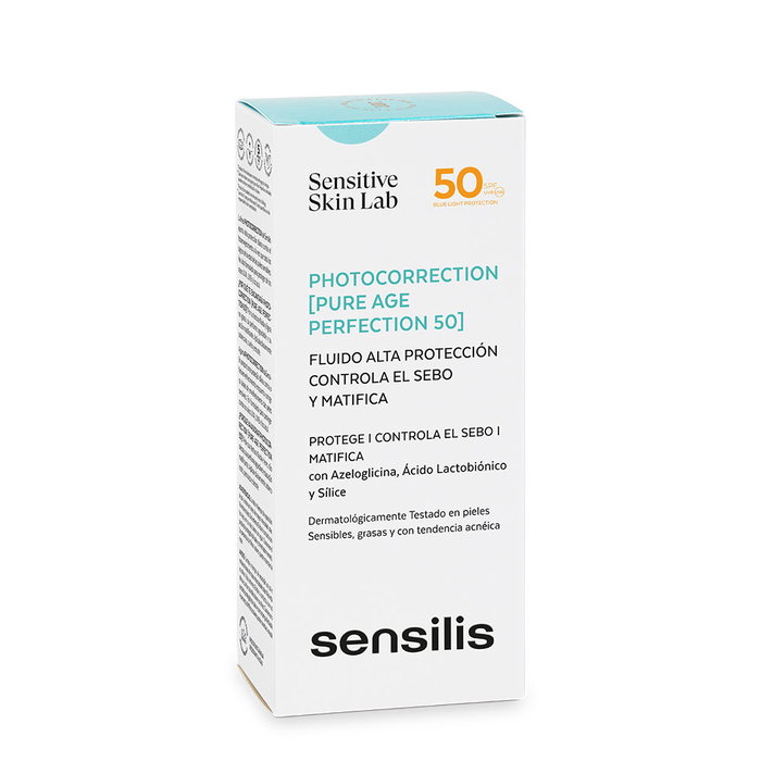 Sensilis PHOTOCORRECTION PURE AGE PERFECTION 50 Fluide Haute Protection SPF 50 Matifiant 40 ml