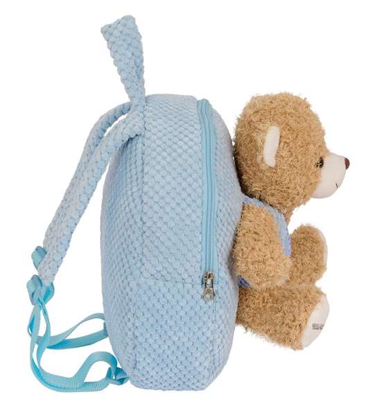 Safta Sac à dos préscolaire avec ourson 23 x 27 x 7.5 cm pour enfant de 3 ans Safta Sac à dos préscolaire avec ourson 23 x 27 x 7.5 cm pour enfant de 3 ans