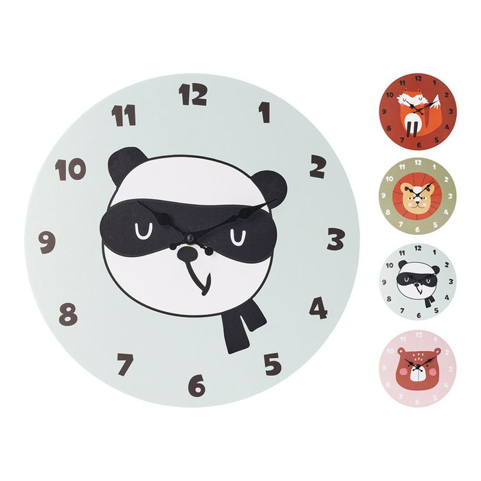 Basics Réveil mural pour enfants, modèles variés, Ø33 cm Basics Réveil mural pour enfants, modèles variés, Ø33 cm