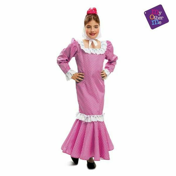 My Other Me Déguisement Madrileña Rose pour Enfant (10-12 Ans)