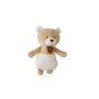 Creaciones Lloris Ours en peluche sonajero 22 cm, ours beige, jouet d'éveil pour bébé dès 3 ans, en polyester