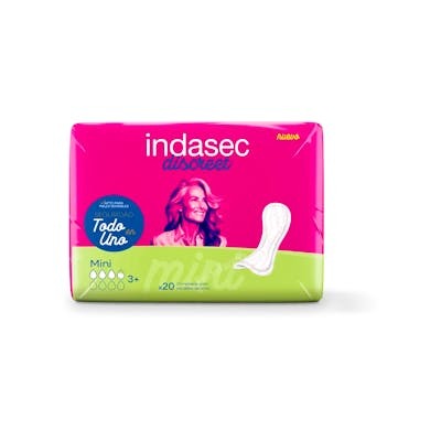 INDAS Indasec Discreet Mini B20 Serviettes hygiéniques INDAS Indasec Discreet Mini B20 Serviettes hygiéniques