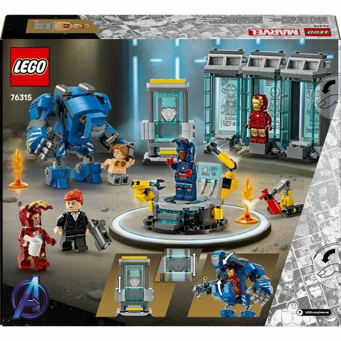 LEGO Marvel 76315 Le Laboratoire d'Iron Man : la Salle des Armures LEGO Marvel 76315 Le Laboratoire d'Iron Man : la Salle des Armures