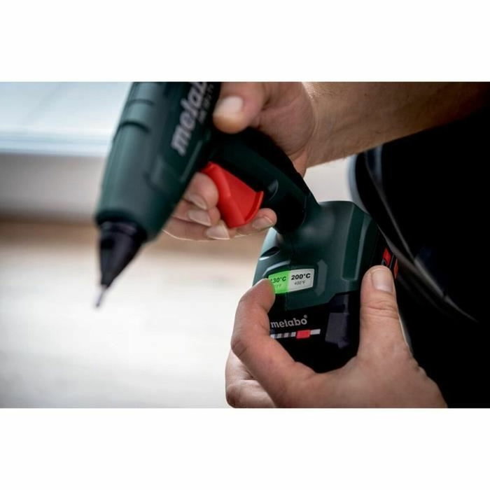 Metabo HK 18 LTX 20 - Pistolet à colle chaude sans fil 18 V avec MetaBOX 145