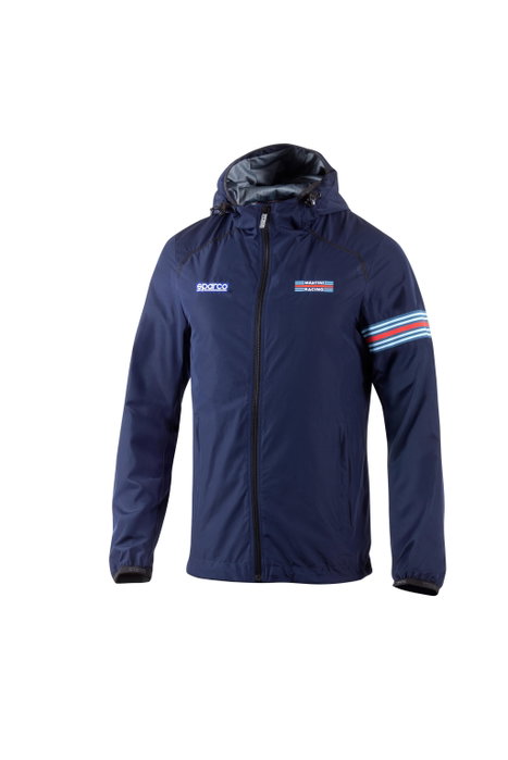 Sparco Veste Coupe-vent Martini-R Bleu Taille L Sparco Veste Coupe-vent Martini-R Bleu Taille L