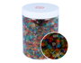 Innspiro Rocaille de verre ronde transparente mélange 3,8 mm, 500 g env.
