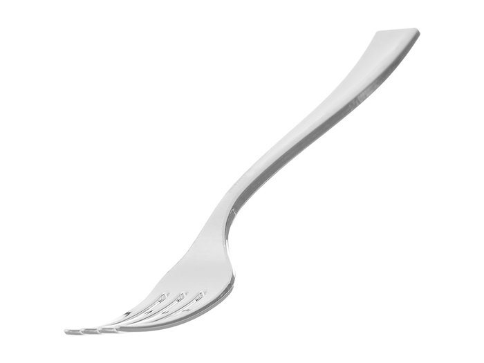KINVARA Set de 48 fourchettes à dessert en plastique argenté