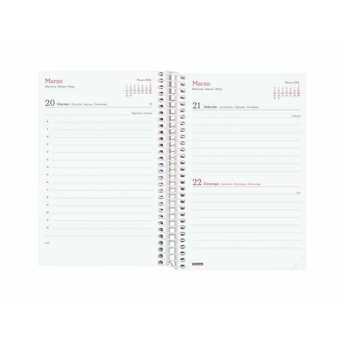 Agenda Finocam DESIGN COLLECTION Ahora 11,7 x 18,1 cm 2026