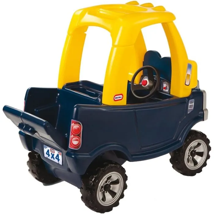 Little Tikes Cozy Coupe - Camion à chevaucher pour enfants 18 mois à 5 ans avec klaxon, porte fonctionnelle et plancher amovible