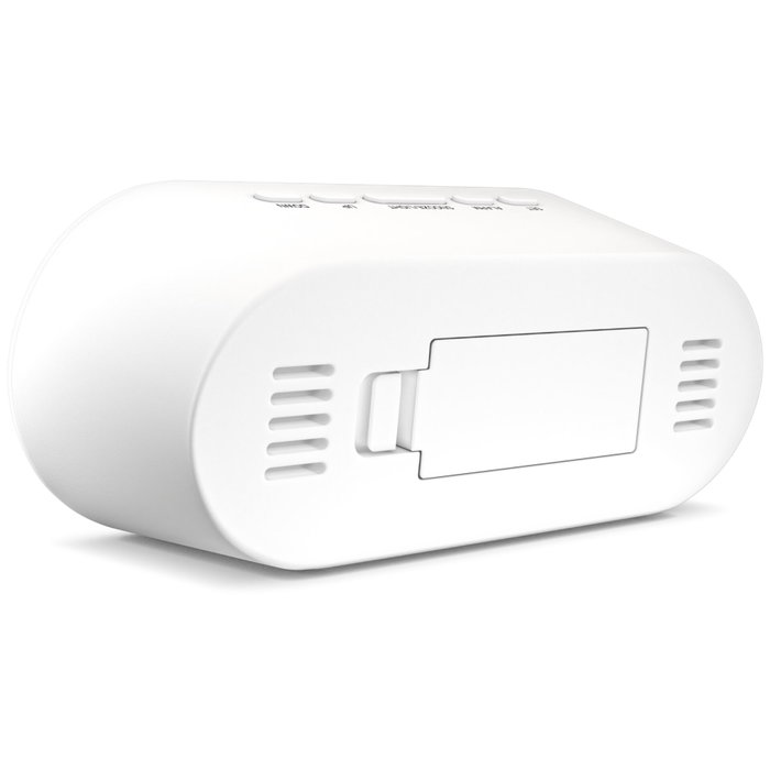 Mebus Réveil radio numérique 25808 blanc