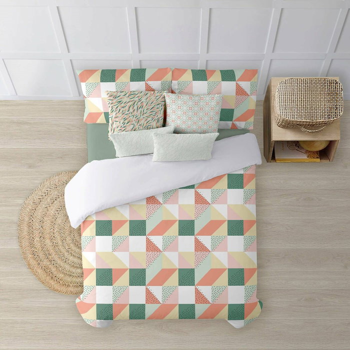 Housse de Couette Decolores Chloe 4 Multicouleur 175 Fils 260 x 240 cm Goulot de bouteille Housse de Couette Decolores Chloe 4 Multicouleur 175 Fils 260 x 240 cm Goulot de bouteille