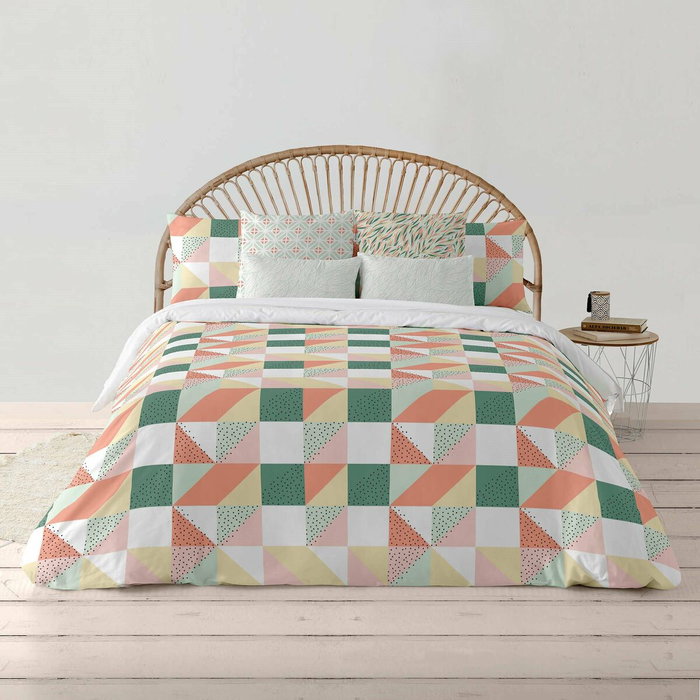 Housse de Couette Decolores Chloe 4 Multicouleur 175 Fils 260 x 240 cm Goulot de bouteille Housse de Couette Decolores Chloe 4 Multicouleur 175 Fils 260 x 240 cm Goulot de bouteille
