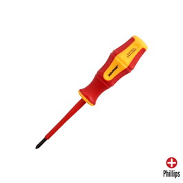 WOLFPACK LINEA PROFESIONAL Tournevis Phillips Isolé VDE PH1 4,5 x 80 mm