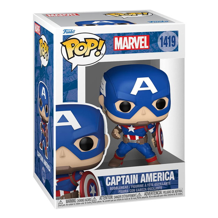 Funko Pop Marvel New Classics Captain America Figurine en Vinyle 9 cm Funko Pop Marvel New Classics Captain America Figurine en Vinyle 9 cm