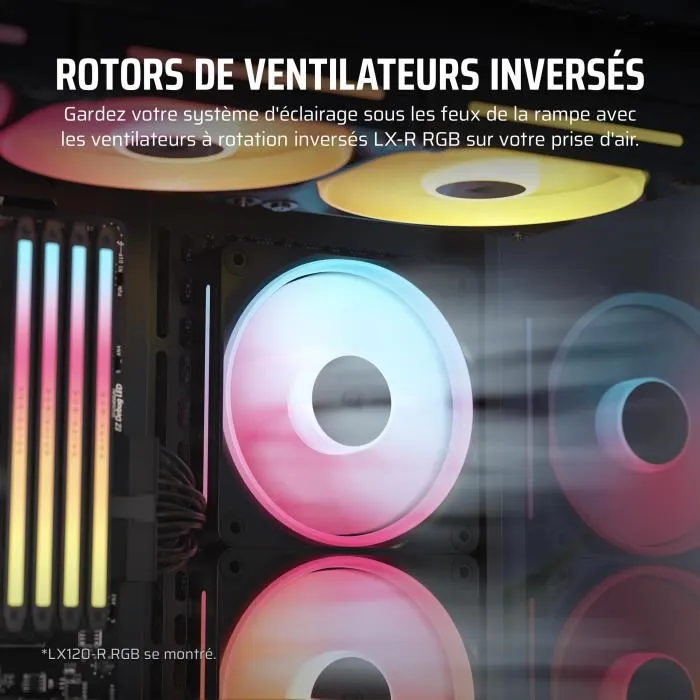 Corsair CO-9051051-WW iCUE LINK LX140R RGB Ventilateur PC