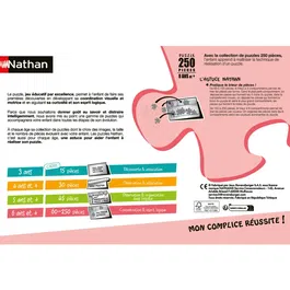 Nathan 12004297 - Puzzle enfant 250 pièces L'atelier du bricolage, dès 8 ans, carton épais et résistant, qualité supérieure