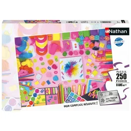 Nathan 12004297 - Puzzle enfant 250 pièces L'atelier du bricolage, dès 8 ans, carton épais et résistant, qualité supérieure