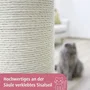 Kerbl Poteau griffoir pour chat tronc Opal Ultra 80 cm - Gris - Arbre à chat avec aire de jeu