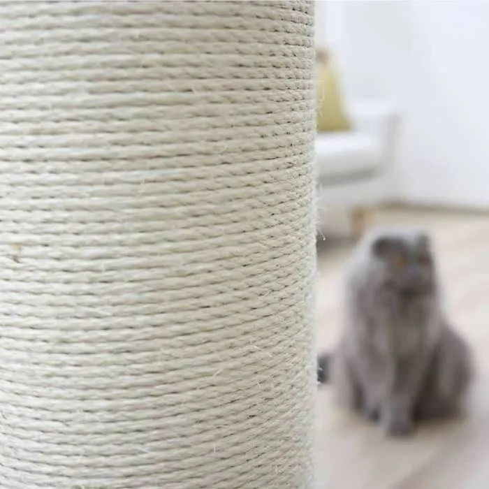 Kerbl Poteau griffoir pour chat tronc Opal Ultra 80 cm - Gris - Arbre à chat avec aire de jeu Kerbl Poteau griffoir pour chat tronc Opal Ultra 80 cm - Gris - Arbre à chat avec aire de jeu