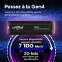 Disque dur Crucial 2 TB SSD