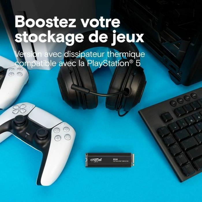 Disque dur Crucial 2 TB SSD