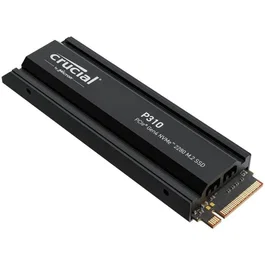Crucial P310 Disque SSD Interne NVMe M.2 PCIe Gen4 2 To avec dissipateur thermique pour PS5 - Vitesse jusqu'à 7100 Mo/s