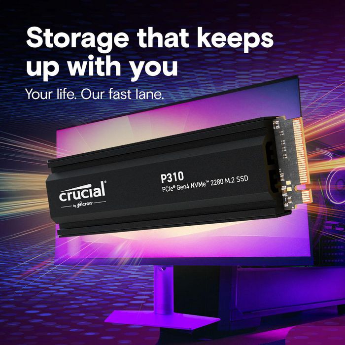 Crucial P310 2 To SSD NVMe M.2 Gen4