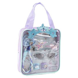 Cerda Set de Beauté Bolsito Gafas Frozen (21.0 x 22.5 x 5.0 cm) - Coffret à Maquillage et Lunettes Frozen pour Enfant à partir de 3 Ans - Bleu