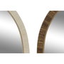 Home ESPRIT Miroir mural Scandi (Lot de 4 unités) - Marron, Beige, Naturel, Ivoire
