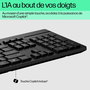 HP Clavier Filaire 125 - ESP (Espagnol) pour la Productivité Quotidienne, Confortable avec Revêtement Antimicrobien
