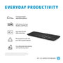 HP Clavier Filaire 125 - ESP (Espagnol) pour la Productivité Quotidienne, Confortable avec Revêtement Antimicrobien