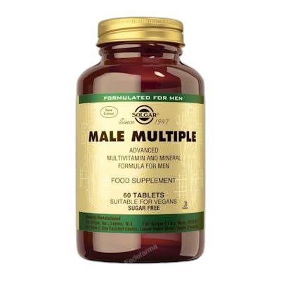 Solgar MALE MULTIVITAMIN 60 comprimés Solgar MALE MULTIVITAMIN 60 comprimés