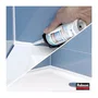 Rubson - Mastic silicone prêt à l'emploi transparent, pour carrelage intérieur, 200 ml, haute élasticité 500%, antimoisissure, hydrofuge