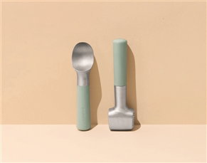 Berghoff CUCHARA PARA HELADO 3950013 - Cuillère à glace en aluminium design pour boules parfaites
