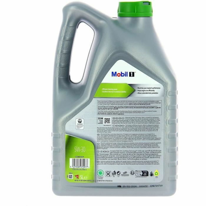 Mobil Huile moteur 5W-30 ESP Synthétique - 5 L Mobil Huile moteur 5W-30 ESP Synthétique - 5 L