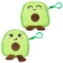 The Concept Factory Monedero Aguacate Kawaii en coton 100% 10x4cm