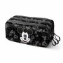 Trousse Fourre-Tout Triple Mickey Mouse Year Noir 23 x 10 x 11 cm