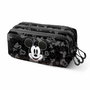 Trousse Fourre-Tout Triple Mickey Mouse Year Noir 23 x 10 x 11 cm