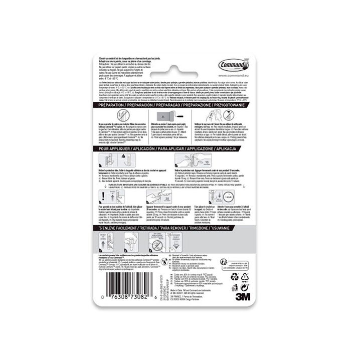 Crochet pour suspendre 3M 1,8 kg Argenté Métal (1 Unité) Crochet pour suspendre 3M 1,8 kg Argenté Métal (1 Unité)