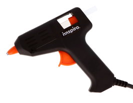 Innspiro Pistola à colle chaude compacte 10W avec 2 bâtonnets de silicone