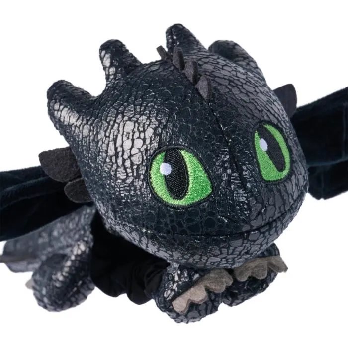 Spin Master Peluche Deluxe Krokmou 30 cm - Peluche dragon inspirée du film Dragons