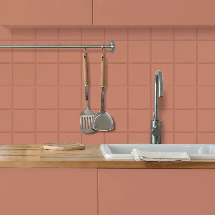 Ripolin Peinture rénovation cuisine et salle de bain Ocre nubie satinée 2L - Haute résistance aux taches, chocs et rayures - Ultra lessivable