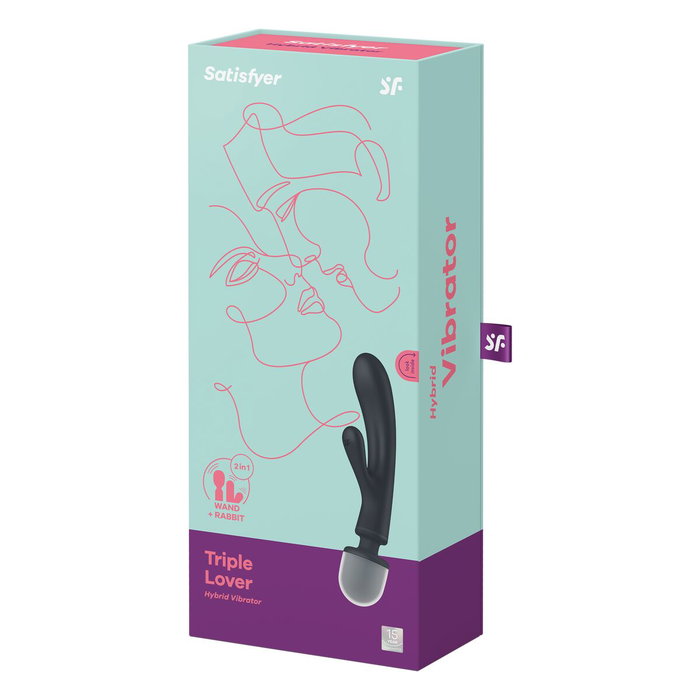 Vibration de Stimulation Double Satisfyer Triple Lover Vibration de Stimulation Double Satisfyer Triple Lover