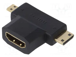 AKYGA Adaptateur HDMI, micro HDMI et mini HDMI - Noir