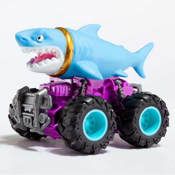 Molto Beast Wheels Véhicules à Friction Animale - 15x5 cm - Modèles en Assortiment Aléatoire (Pack de ?), Jouet en Plastique et Métal